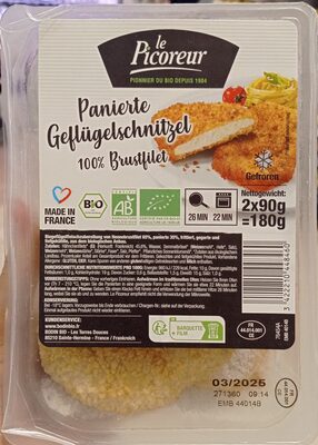 Panierte Geflügelschnitzel
