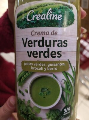 Crema de verduras front packaging
