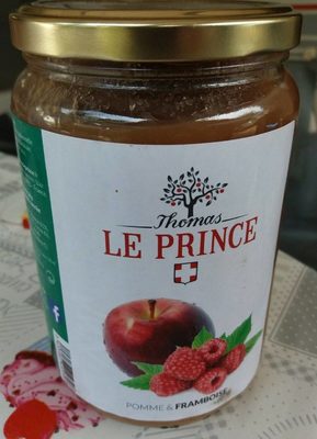 Compote pomme framboise