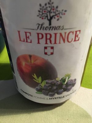 Compote Pomme et Myrtille Sauvage