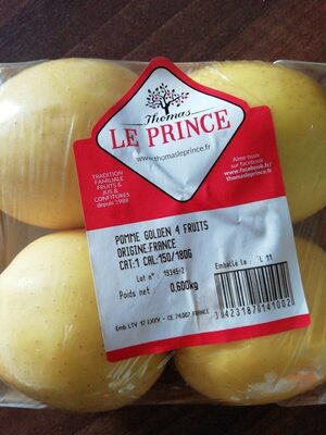 Pomme Golden 4 fruits