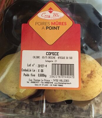 Poires mûres a point