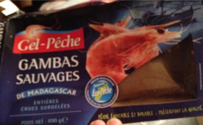 Gambas sauvage front packaging