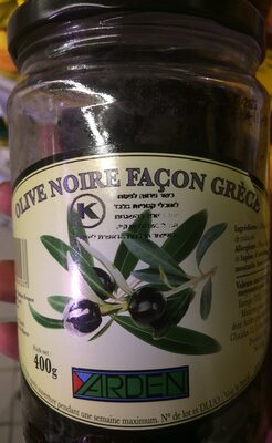 Olives noires façon Grèce