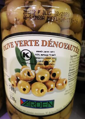 Olives Vertes dénoyautées