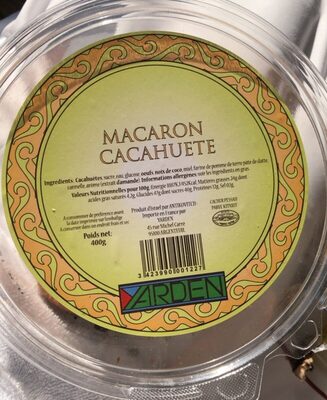 Macaron cacahuete