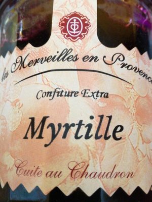 Confiture de myrtille