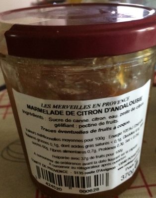 Marmelade de citron d'Andalousie