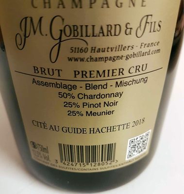 Champagne Brut Premier Cru