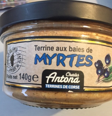Terrine aux baies de myrtes