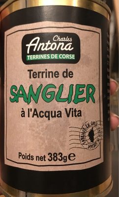 Terrine de sanglier