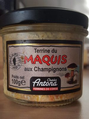 Terrine du maquis aux champignons