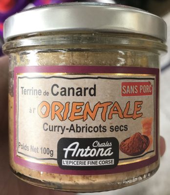 Terrine de Canard à l'Orientale Curry - Abricots secs