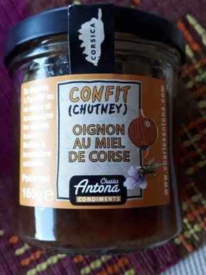 Confit oignons au miel corse