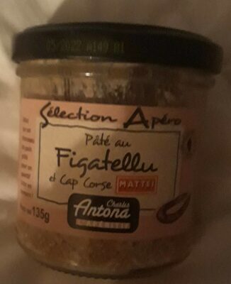 Pate au figatellu et au vin