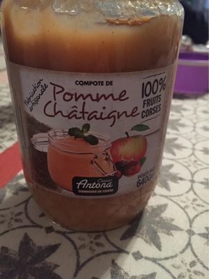 Compote pomme chataigne