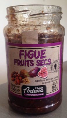Confiture figue fruits secs