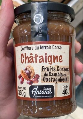 Confiture de chataigne front packaging