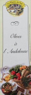 Olives vertes et noires denoyautees a l'Andalouse