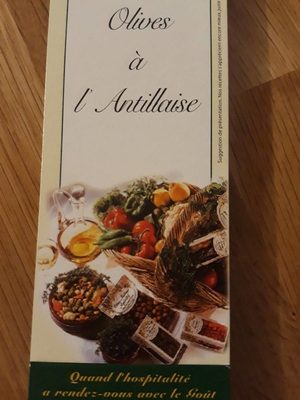 Olives vertes cassees a l'Antillaise