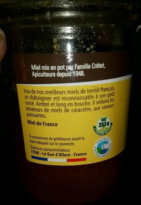 Miel de châtaignier