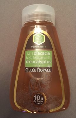 Miel d’acacia & huile essentielle d’eucalyptus et gelée royale
