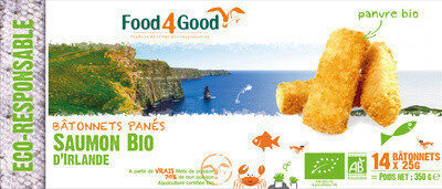 Bâtonnets panés Saumon BIO d'Irlande