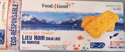 Tranches Panées Lieu noir (colin lieu) d’Islande