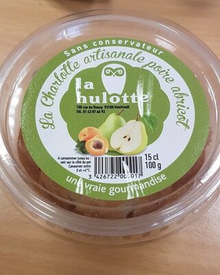 La charlotte artisanale poire abricot