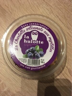 Charlotte artisanale aux myrtilles