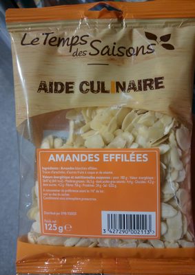 Amandes effilées