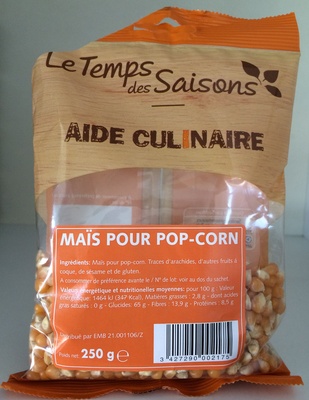 Maïs pour Pop-Corn