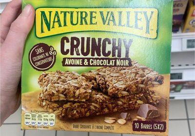 Crunchy avoine et chocolat noir