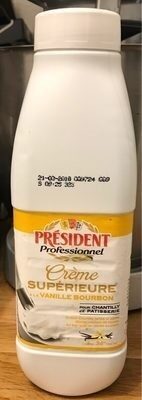 Crème Uht Sucrée Vanillée 33 %