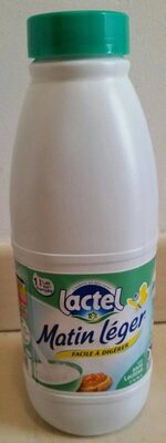 Lait Matin léger front packaging