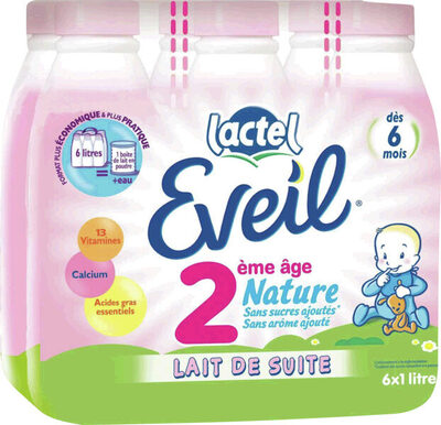 Eveil 2ème âge Nature Sans Sucres Ajoutés Bouteil?