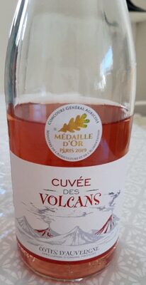 Vin rosé Côtes d'Auvergne.  Cuvée des volcans