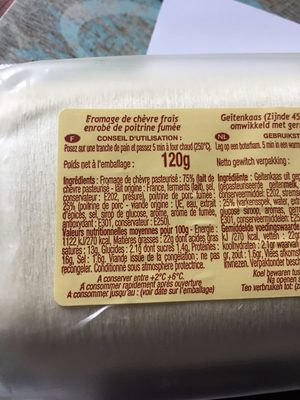 Cabecou Aux Lardons front packaging