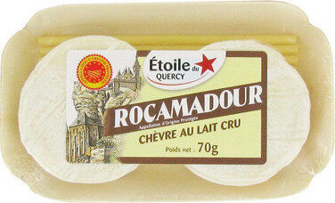 Rocamadour Aop au lait cru front packaging