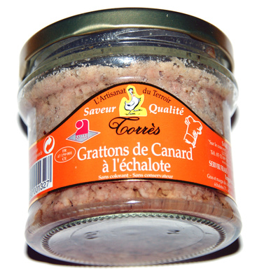 Grattons de Canard à l'Echalote