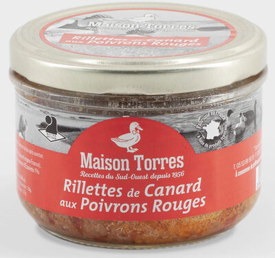 Rillettes de Canard aux Poivrons Rouges