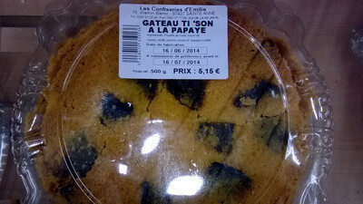 Gâteau Ti'son à la papaye