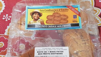 Mini pâté créole aux fruits front packaging