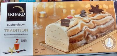 Bûche Glacée Tradition façon Omelette Norvégienne front packaging