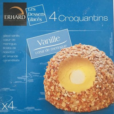 4 Croquantins Vanille Cœur de Meringue