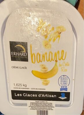 Creme glacee banane front packaging