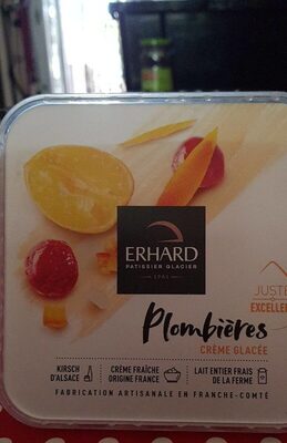 Crème glacée Plombière