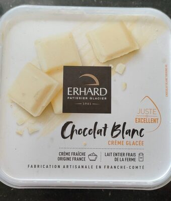 Crème glacée chocolat blanc
