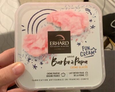 Creme glacee barbe a papa front packaging