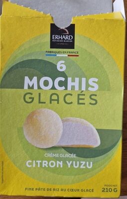 6 mochis glacés citron yusu